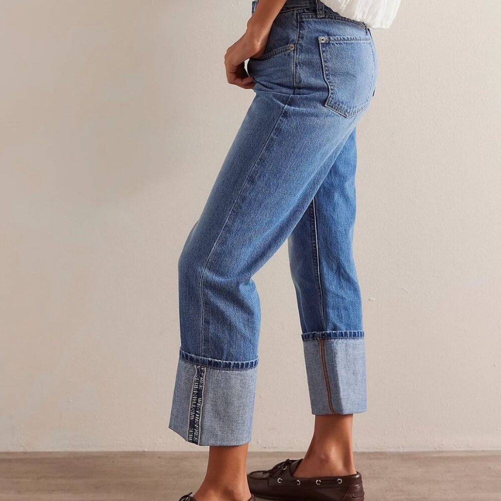 Free People - We the Free Slim Shade Selvedge Jeans